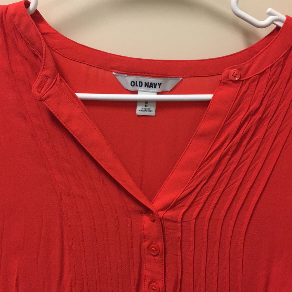 Red flowy tunic - Picture 2 of 2